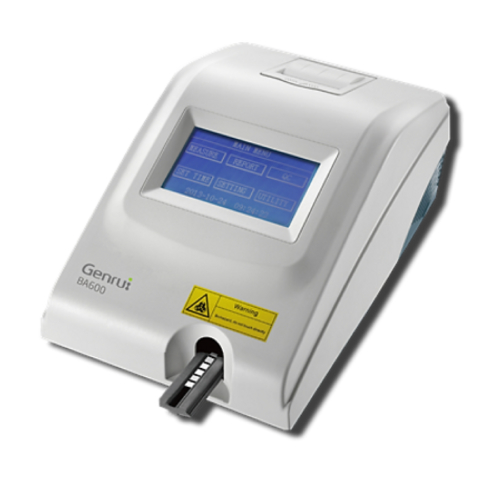 BA600 VET es un compacto semi-auto analizador de orina con pantalla táctil, fácil de usar el software. Impresora térmica incorporada permite al usuario imprimir resultados automáticamente.